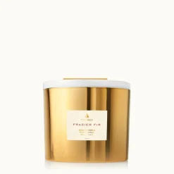 Frasier Fir Gold 3-Wick Candle