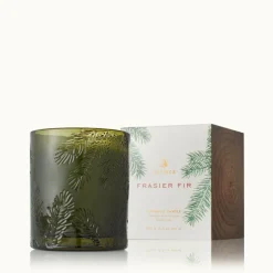 Frasier Fir Green Glass Candle