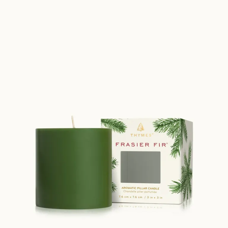 Frasier Fir Pillar Candle, Small