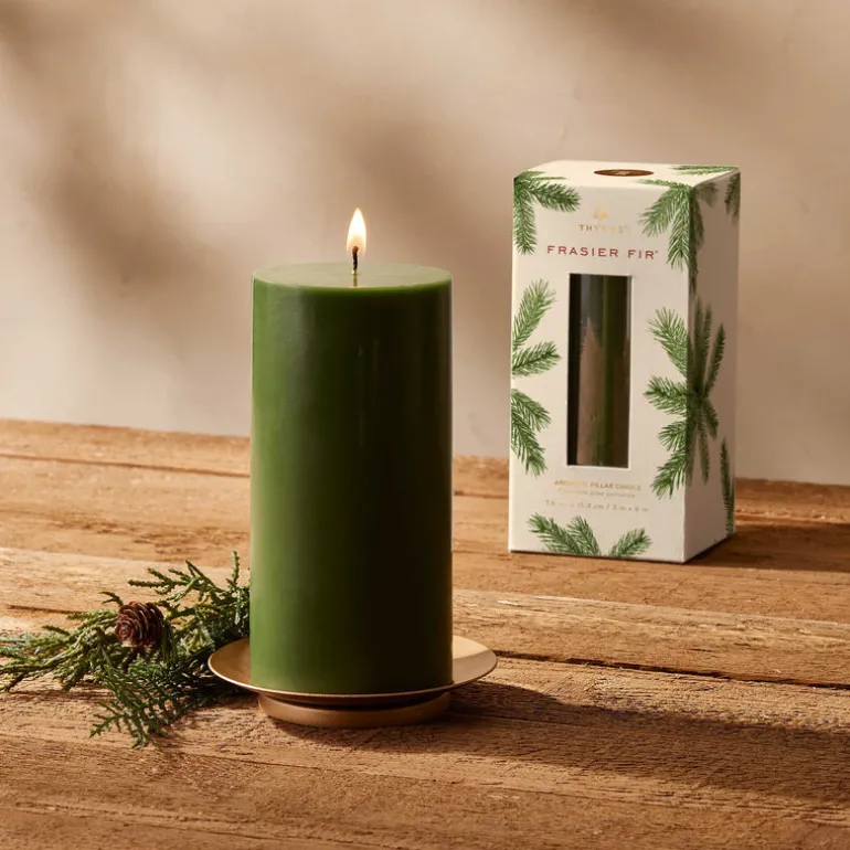Frasier Fir Pillar Candle, Large