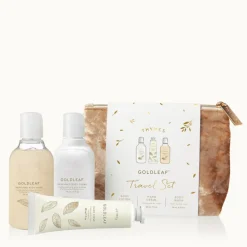 Goldleaf Travel Set with Beauty Bag