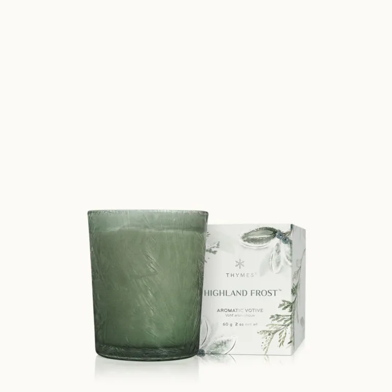 Highland Frost Boxed Votive Candle