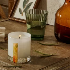 Olive Leaf Candle