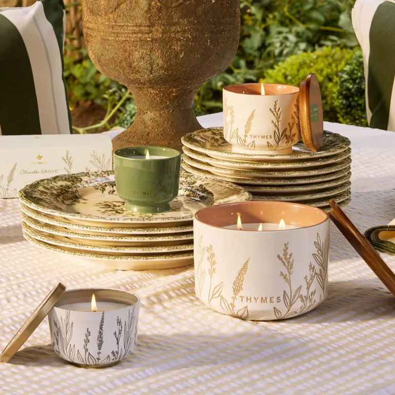 Outdoor Oasis Citronella Grove Aromatic Candle Set
