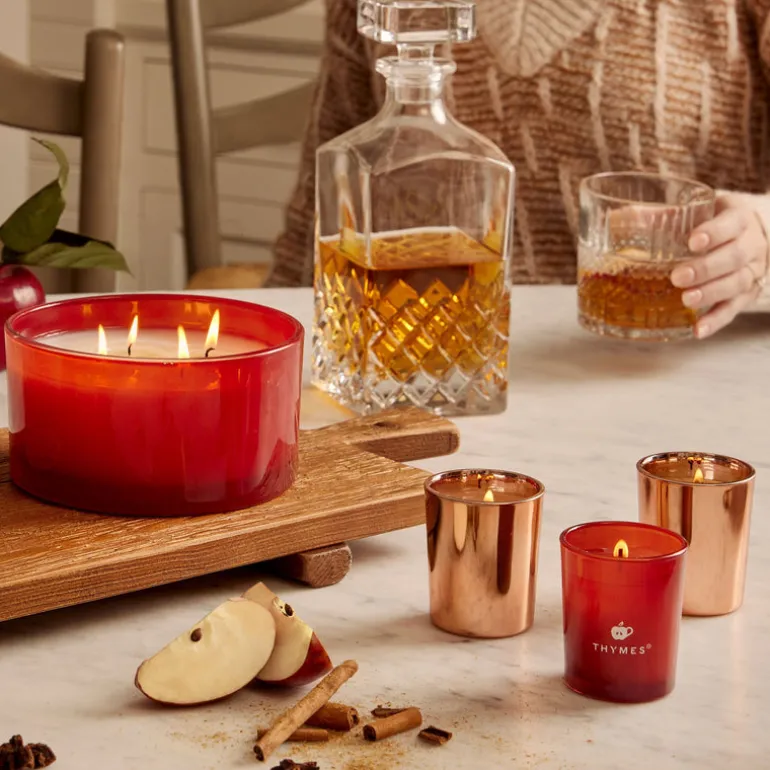 Simmered Cider Aromatic Votive Trio