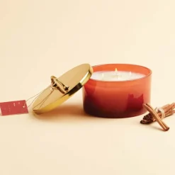 Simmered Cider Harvest Red 4-Wick Candle