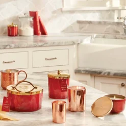 Simmered Cider Harvest Red 4-Wick Candle