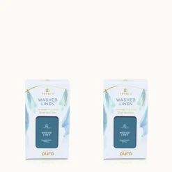 Washed Linen Pura Diffuser Refill 2-Pack Bundle